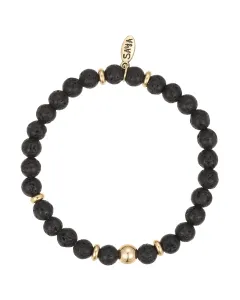 4.006.01 Black Lava Beads 6mm
