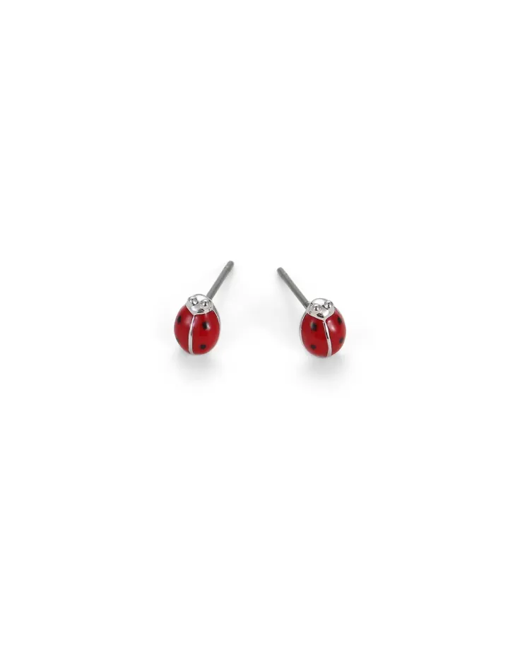 Ladybug Earrings - Playful and Colorful Design