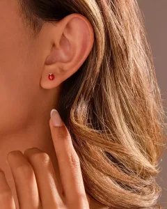 Ladybug Earrings - Playful and Colorful Design