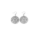 Interwoven Round Earrings - Timeless Elegance