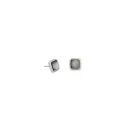 Small Square Mother of Pearl Earrings - Modern Elegance